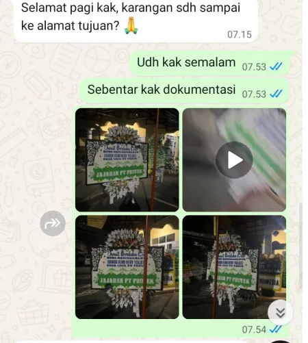 Pengiriman Papan Bunga Selamat Buahbatu