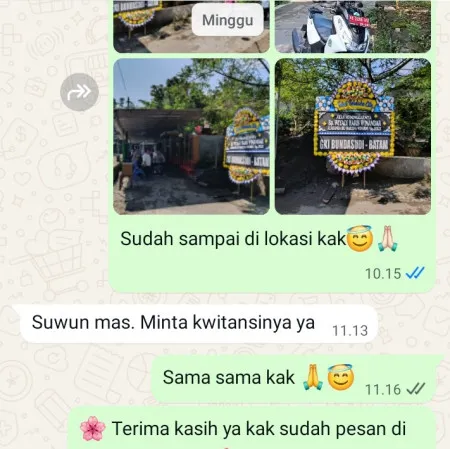 Pengiriman Papan Bunga Duka Buahbatu