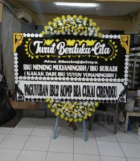 Papan Bunga Duka Buahbatu